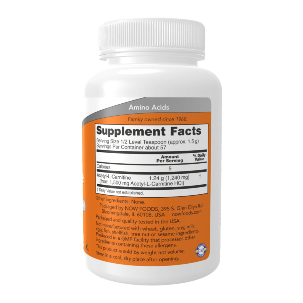 Acetyl-L-Carnitine Pure Powder - 85g