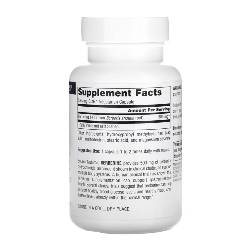 Berberine 500 mg - 60 caps