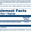 Berberine from Indian Barberry 500mg - 60 vcaps
