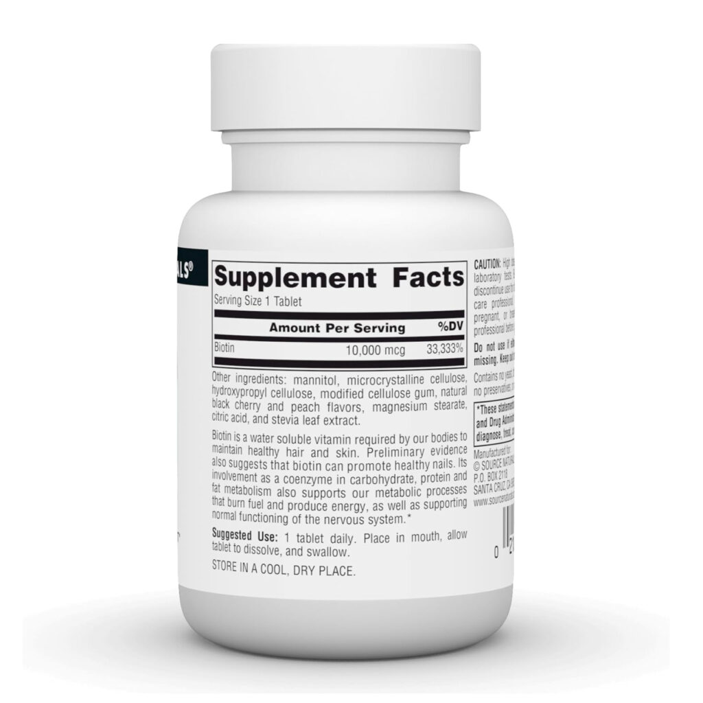 Biotin Fast Melt 10000 mcg - 60 tabs