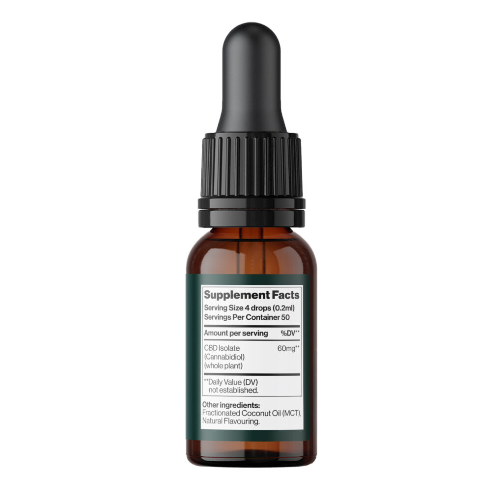 CBD Oil Isolate 3000 mg Strawberry - 10 ml