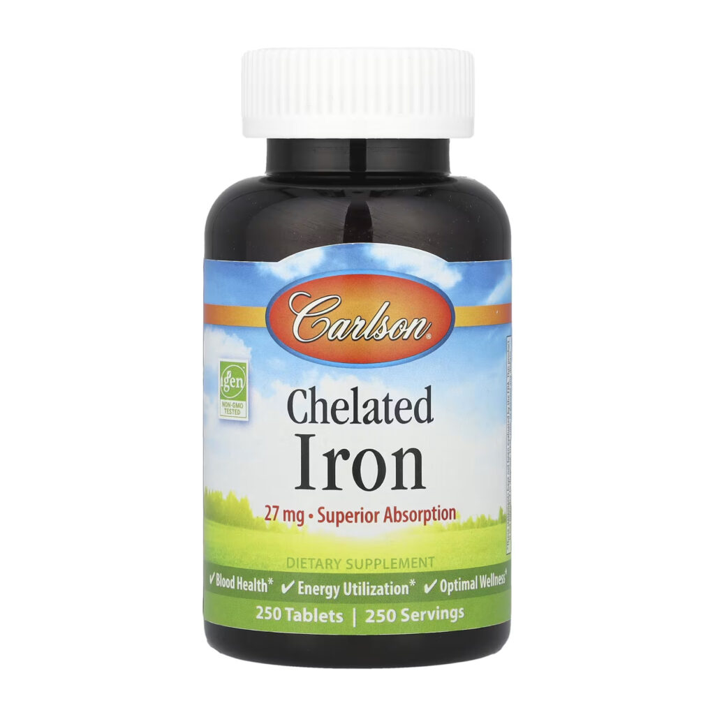 Chelated Iron - 250 tabs