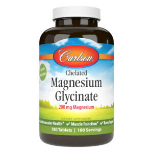 Chelated Magnesium Glycinate - 180 tabs