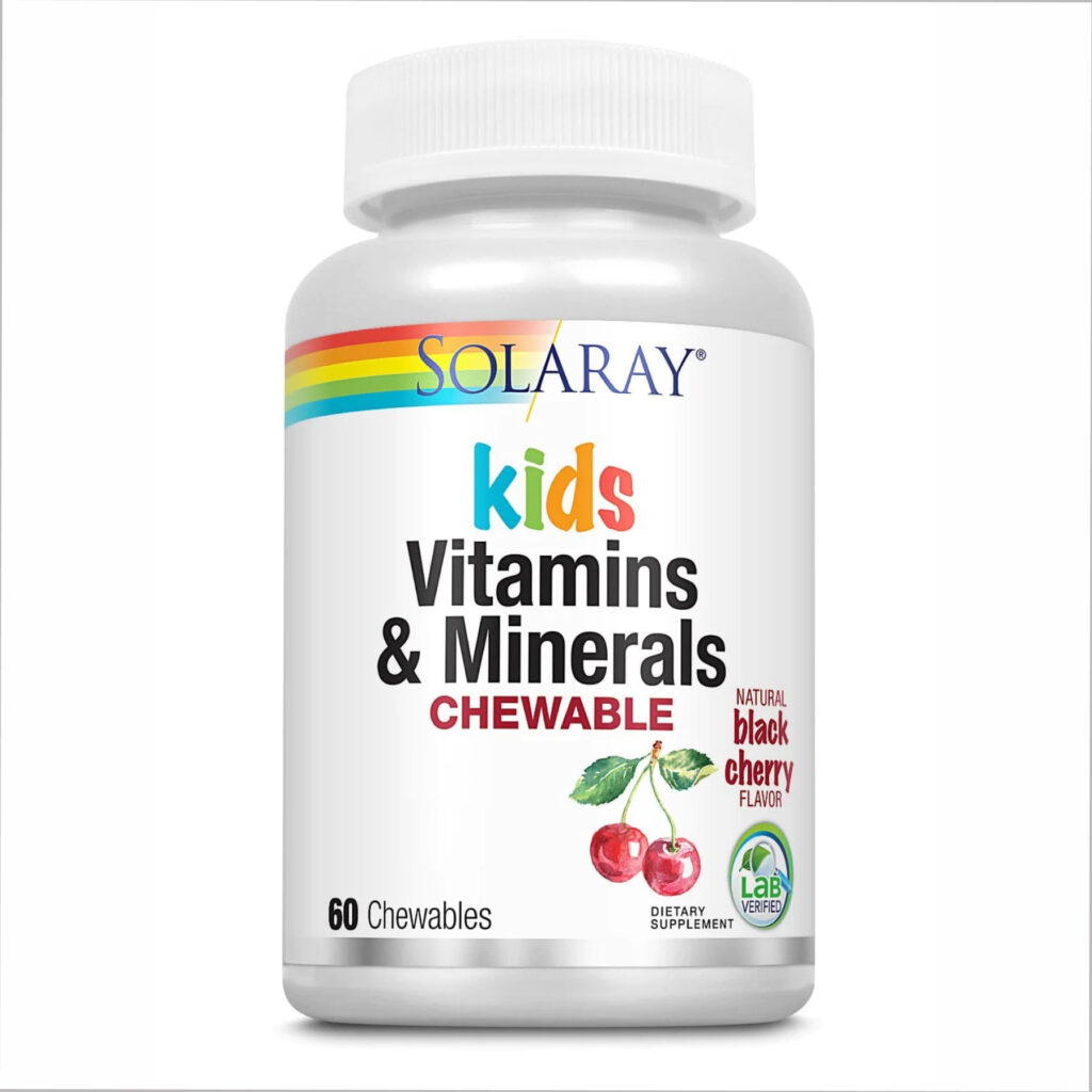 Children's Vitamins & Minerals Chewable - 60 vcaps Black Cherry