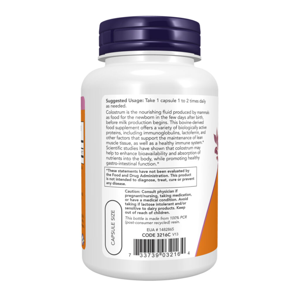 Colostrum 500mg - 120 vcaps