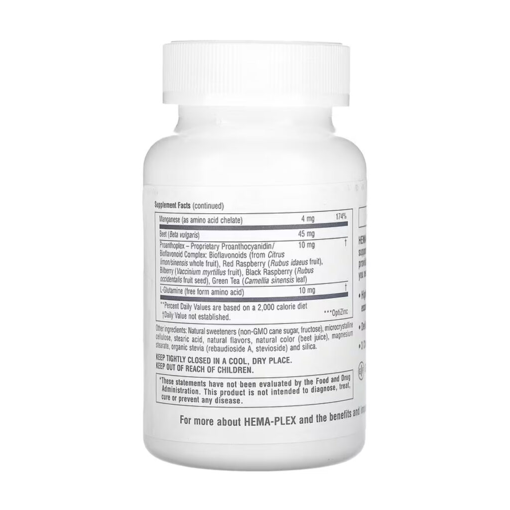 Hema-Plex - 60 chewable tabs