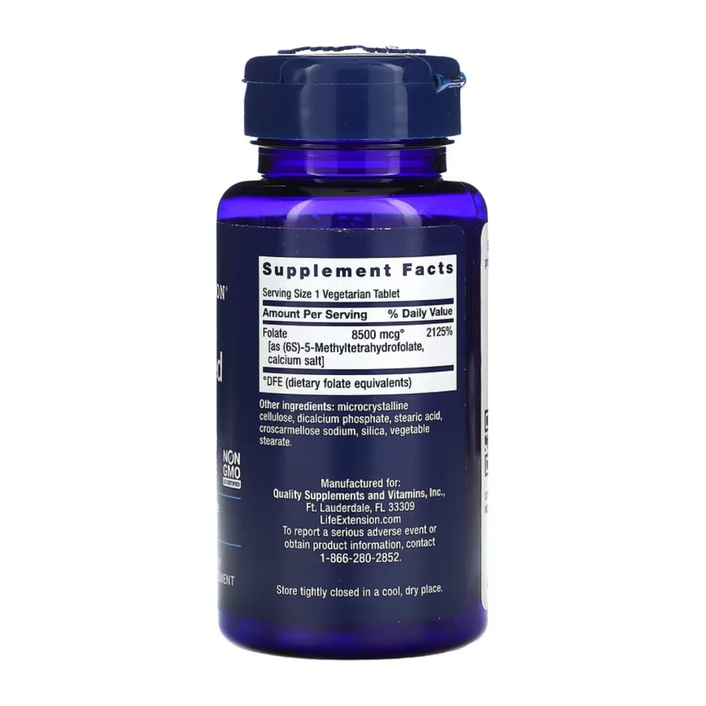 High Potency Optimized Folate 8500 mcg DFE - 30 tabs (До 07.25)