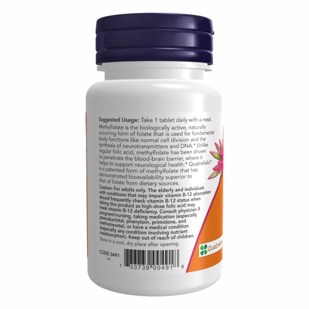 Methyl Folate 1000mcg - 90 tabs (Пошкоджена банка)