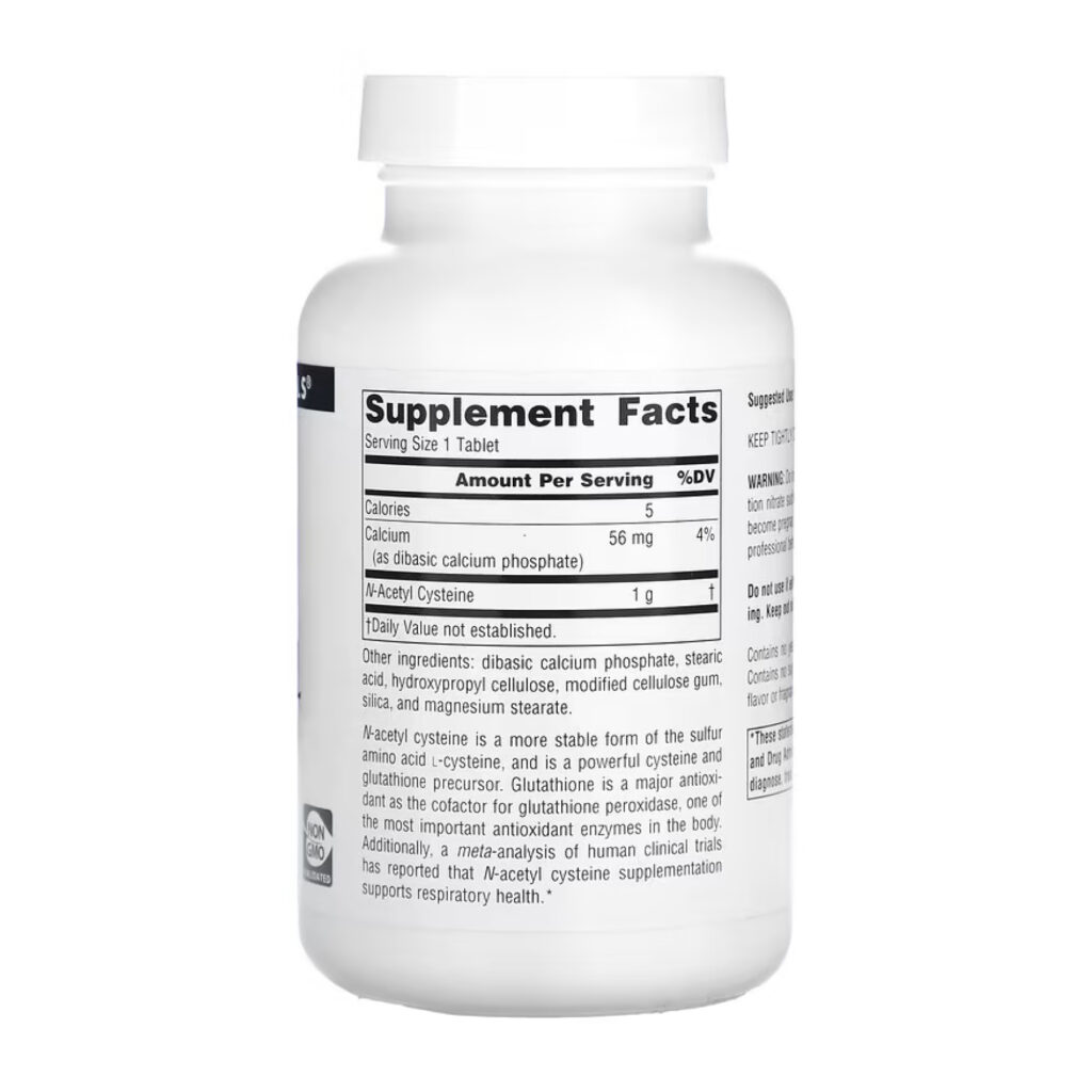 N-Acetyl Cysteine 1000mg - 120 tabs