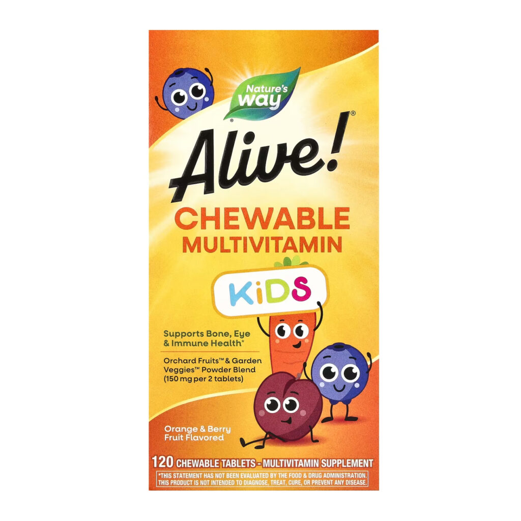 Kids Chewable Multivitamin - 120 tabs Orange and Berry