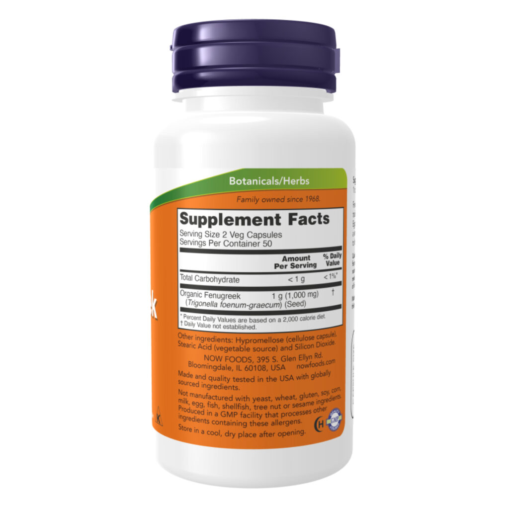 Fenugreek 500mg - 250 vcaps