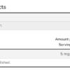 Melatonin 5 mg - 120 tabs