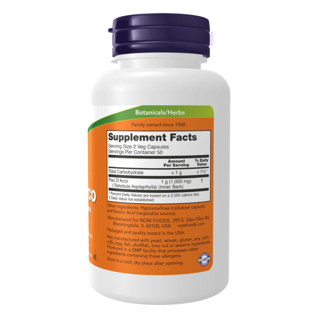 Pau D' Arco 500mg - 250 vcaps