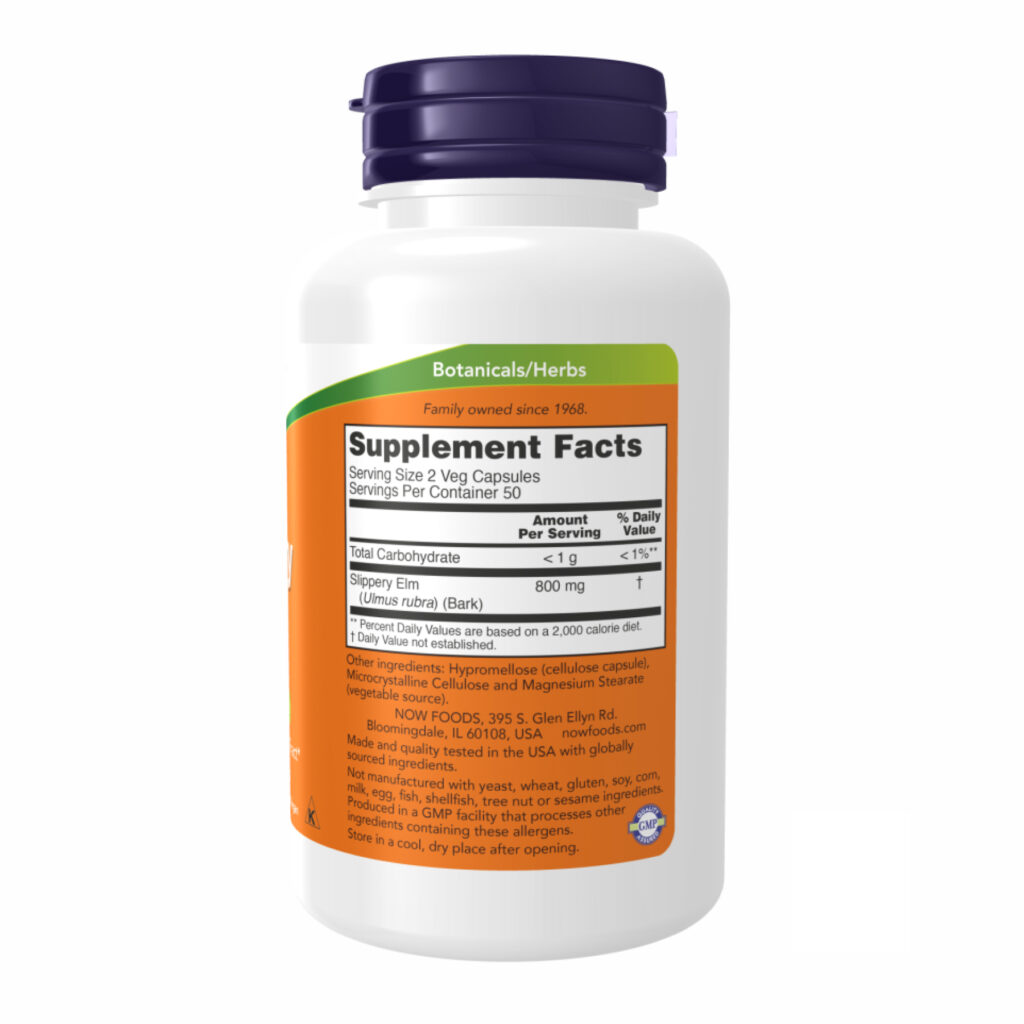 Slippery Elm 400 mg - 100 vcaps