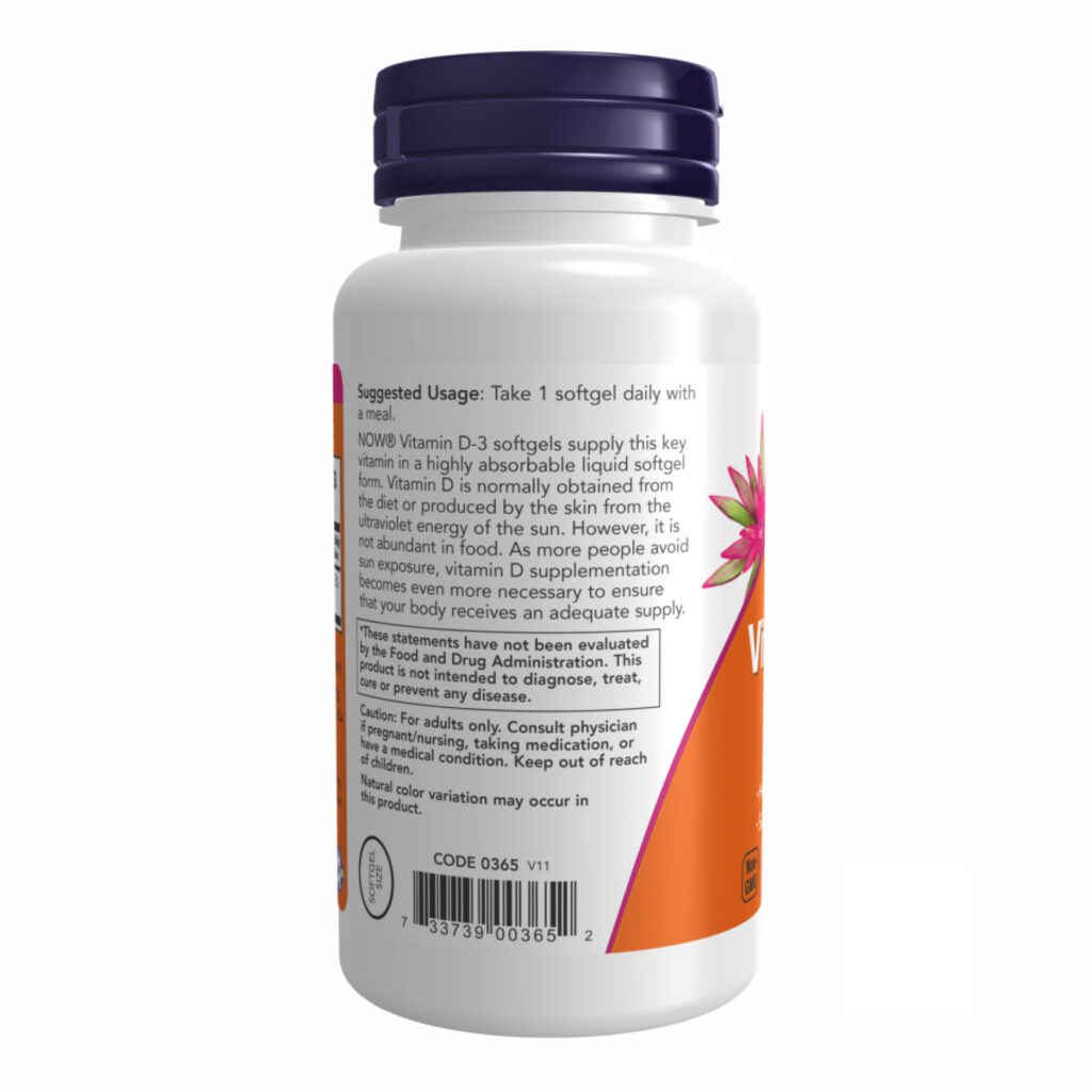 Vitamin D-3 1000 IU - 360 softgels