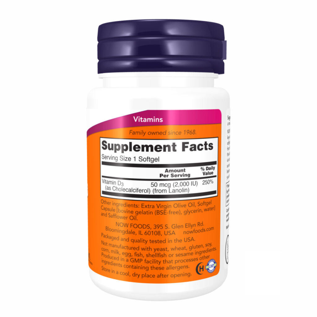 VIT D-3 2000IU - 120 sgels