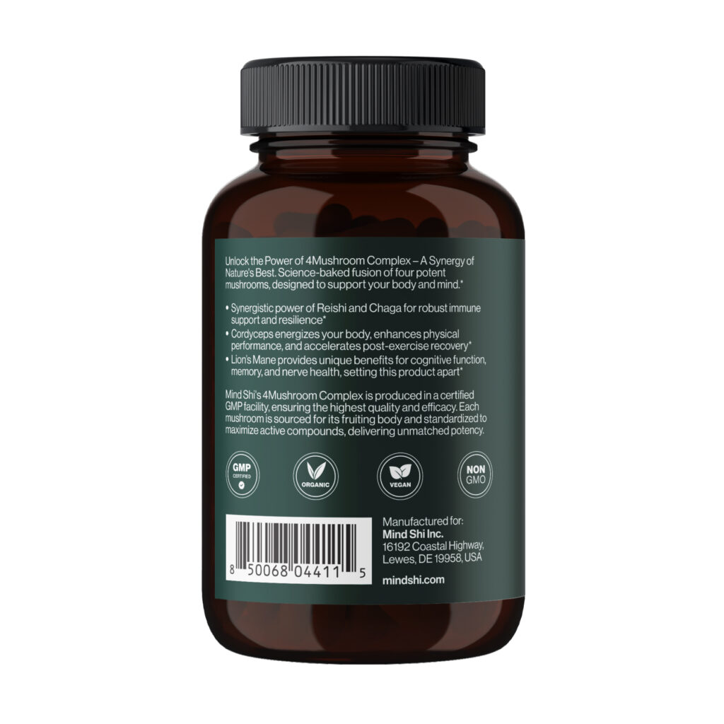 4Mushroom Complex 1000 mg - 60 vegcaps