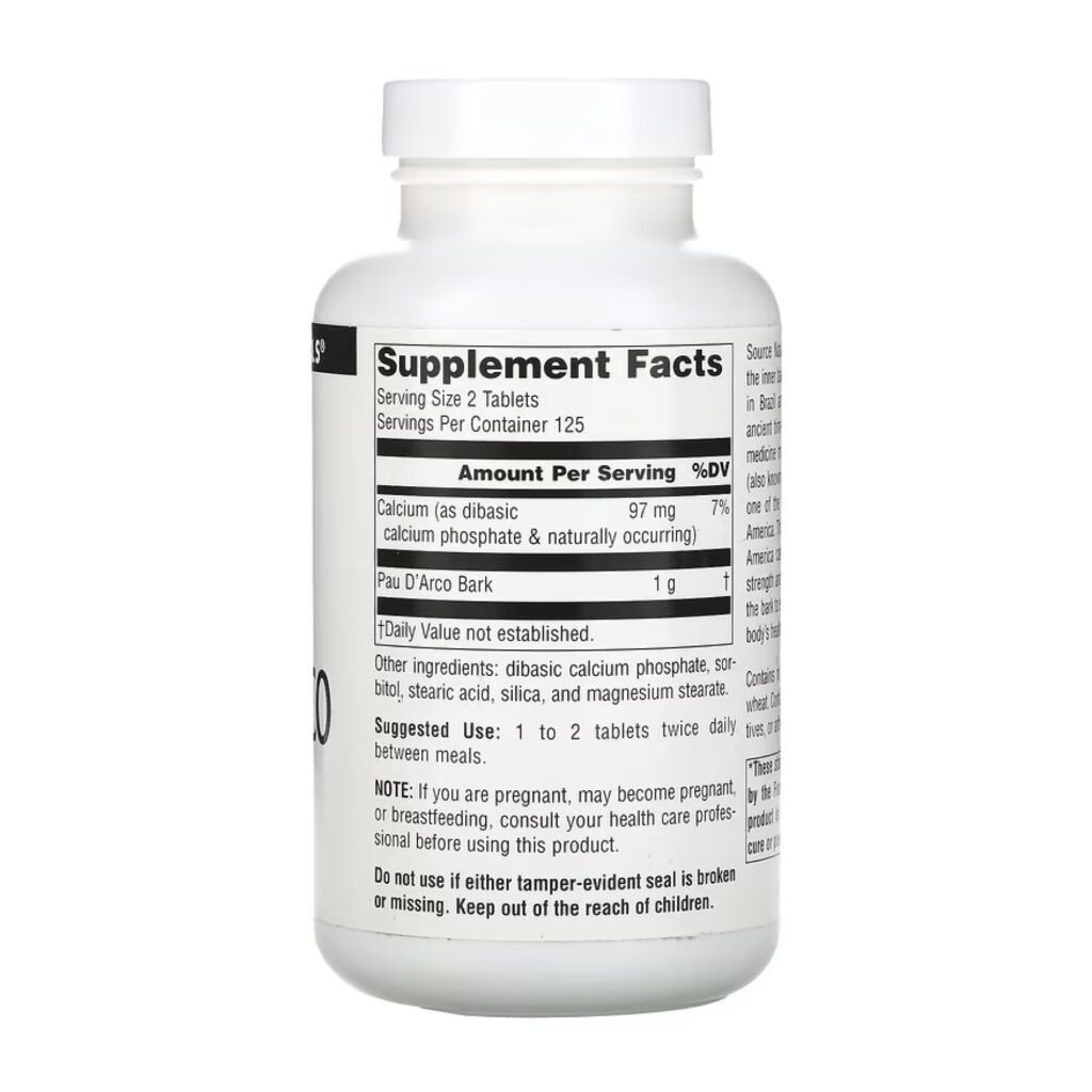 Pau D'Arco 500mg - 250 tabs