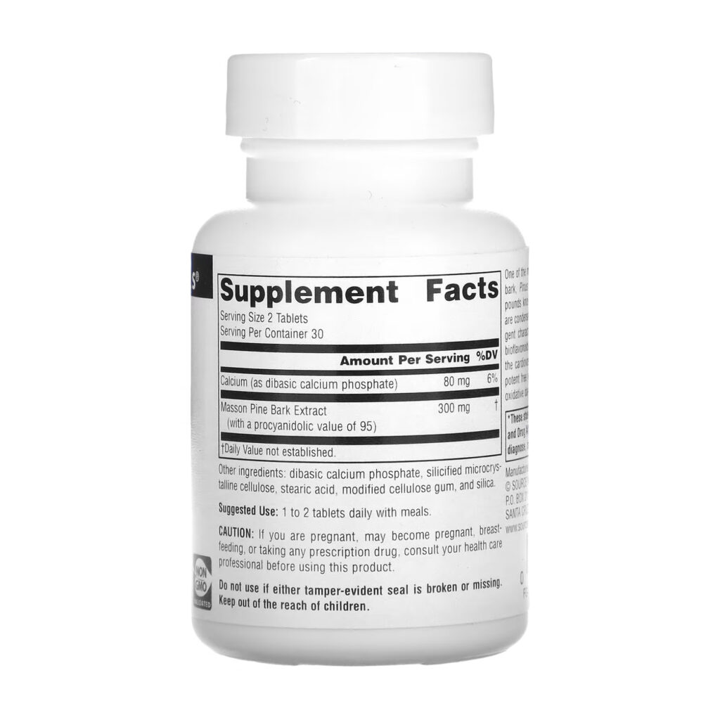 Pine Bark Extract 150mg - 60 tabs