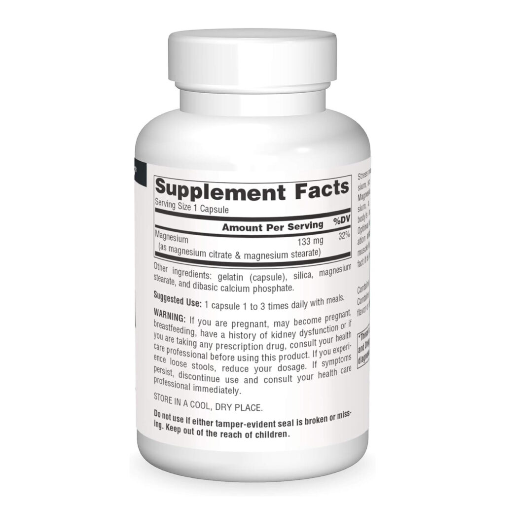 Magnesium Citrate 133mg - 90 caps