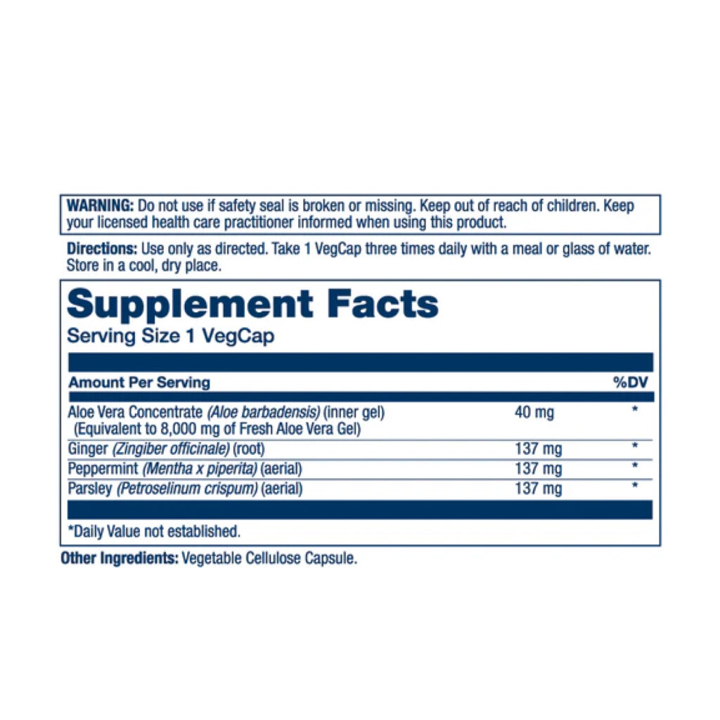 Super Aloe Vera Gel 8000mg - 100 vcaps