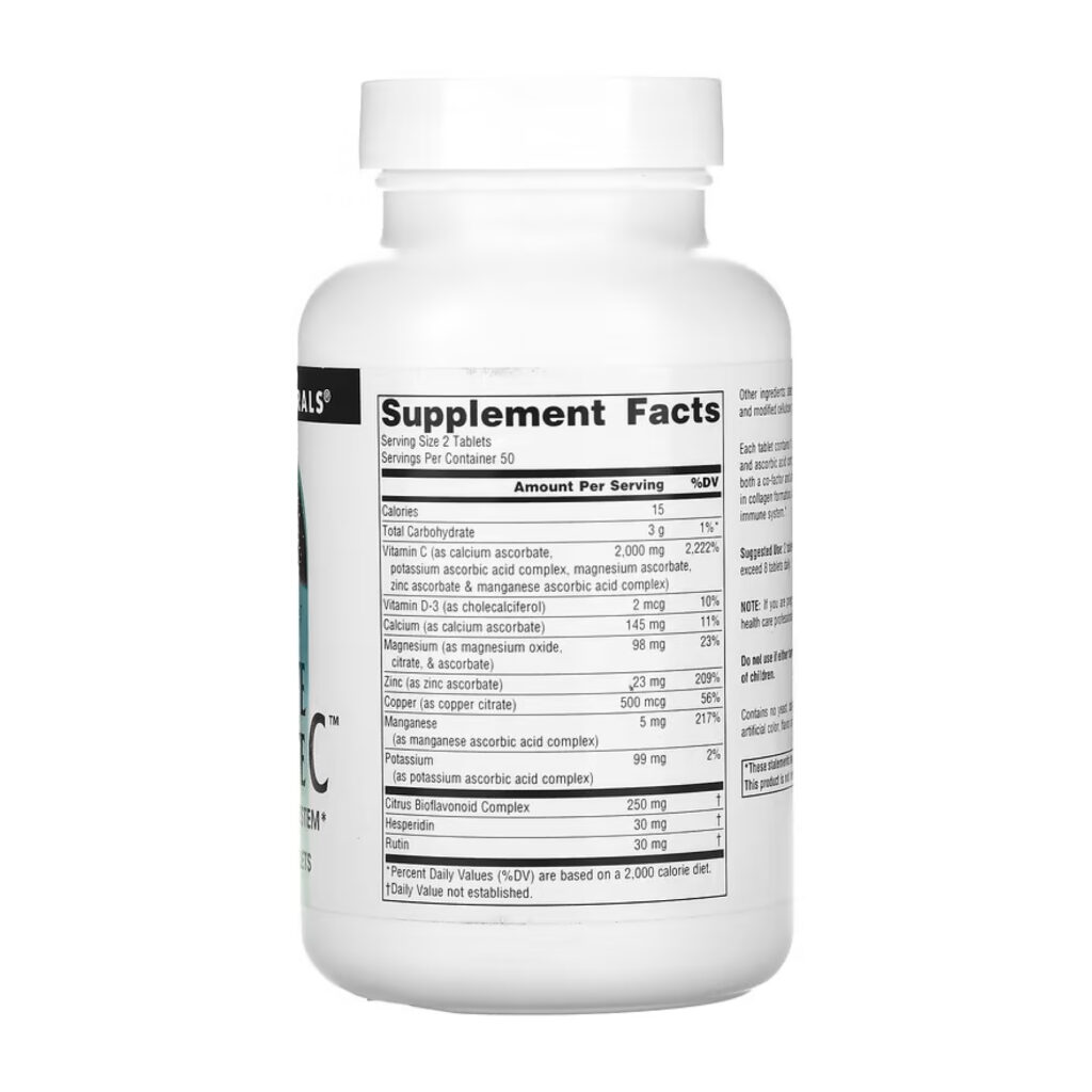 Ultimate Ascorbate C™ 1000mg - 100 tabs (Пошкоджена банка)