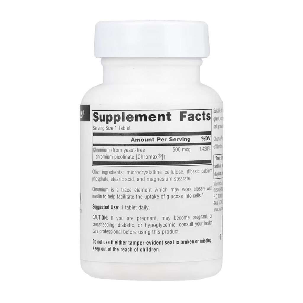 Ultra Chromium Picolinate 500™ 500 mcg - 60 tabs