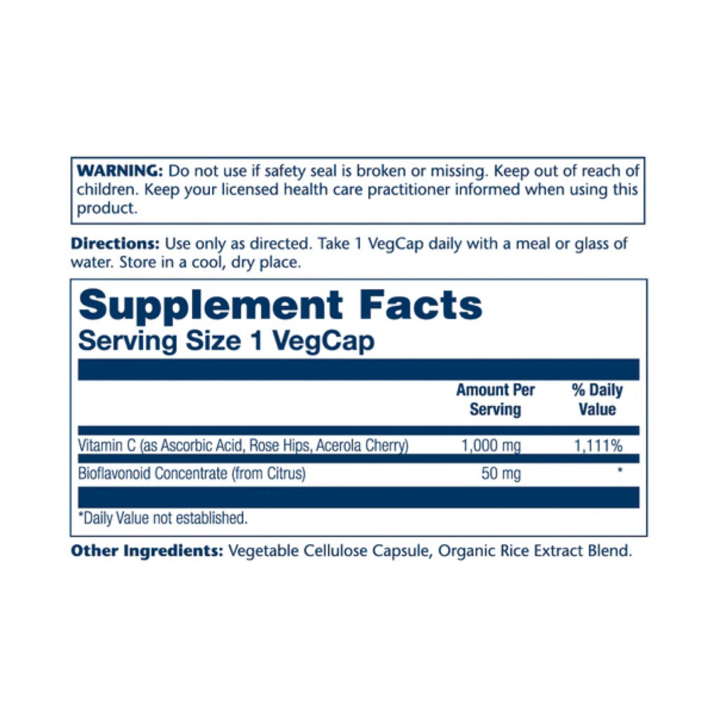 Acerola & Bioflavonoids 1000mg - 100 vcaps
