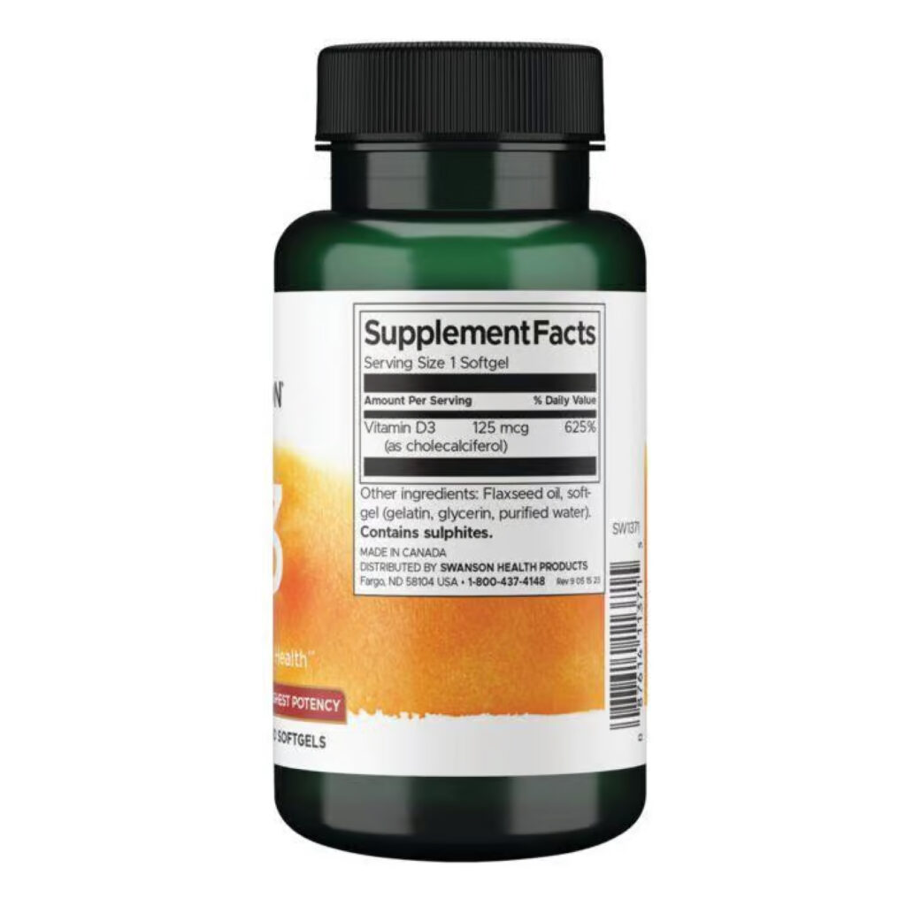 000 IU (125 mcg) - 250 sgels