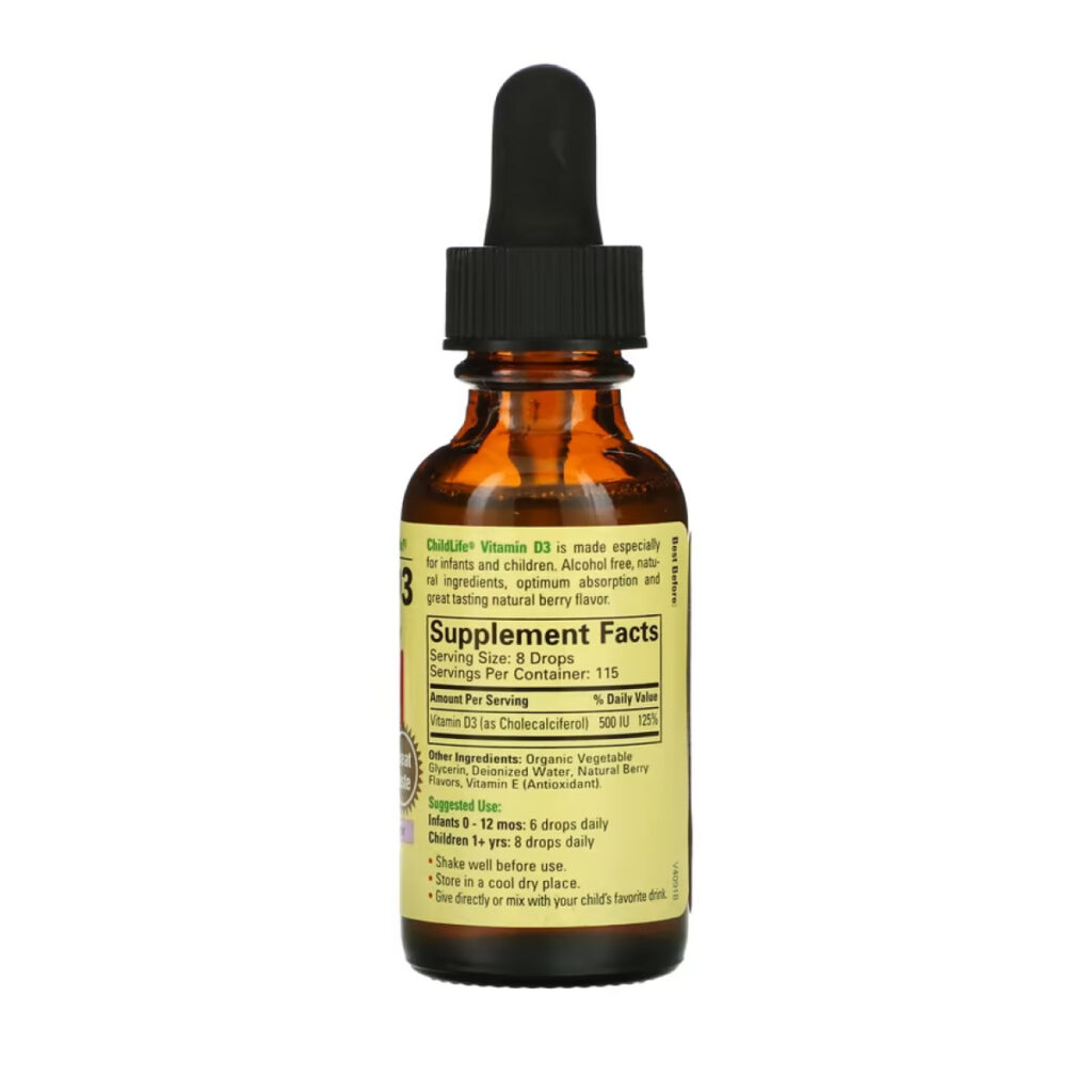 Vitamin D3 (Liquid) - 30ml Berry