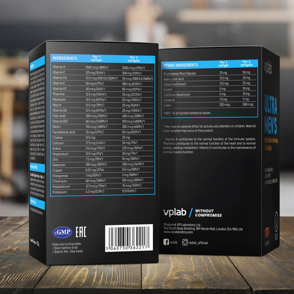 Ultra Men's Multivitamin - 90 softgels