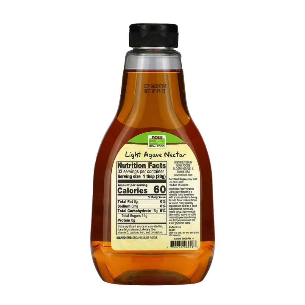 Agave Nectar Light & Organic - 660g (Пошкоджена кришка)