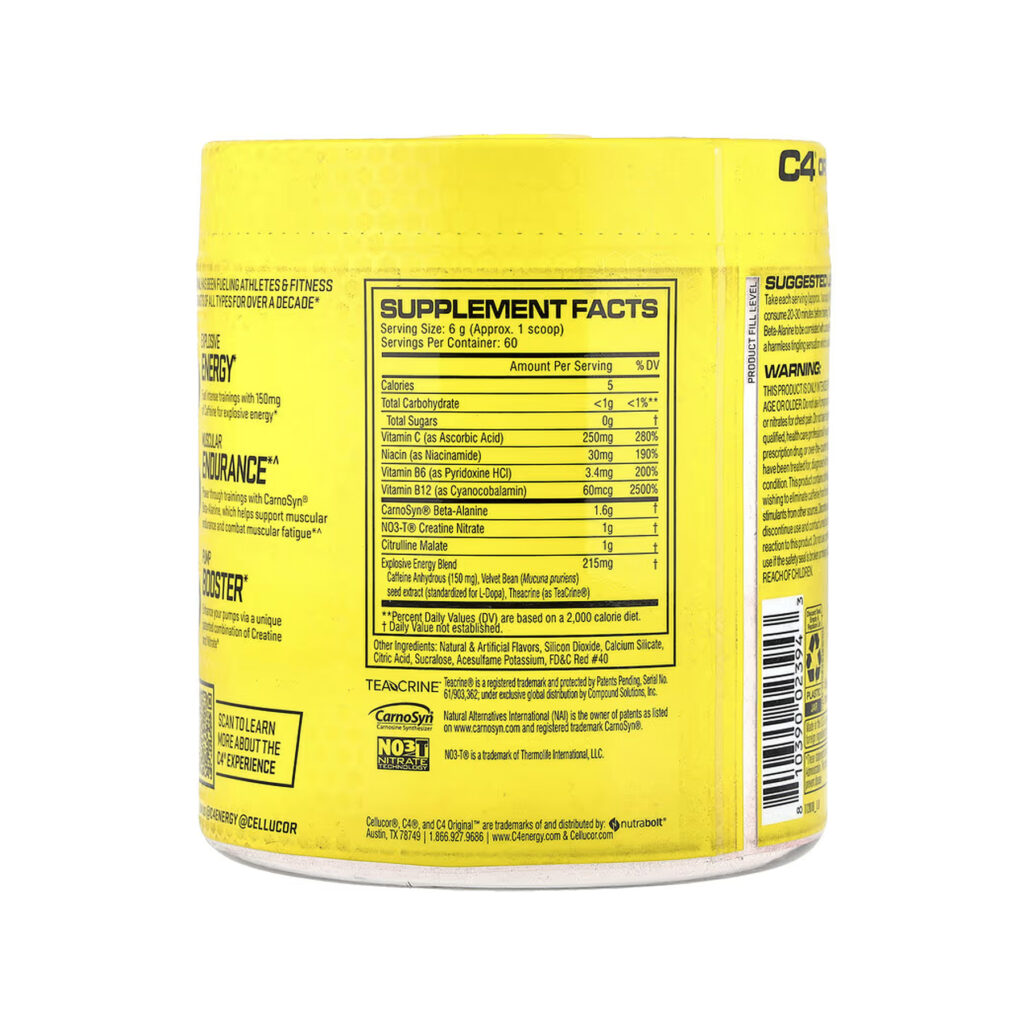 C4 Original - 408g Fruit Punch (До 09.25)
