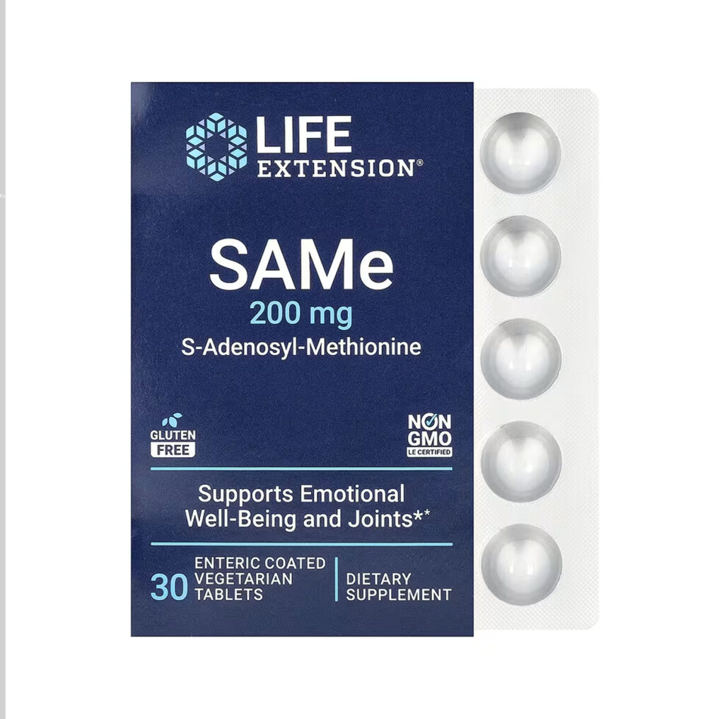 SAMe 200mg - 30 enteric-coated vegetarian tabs