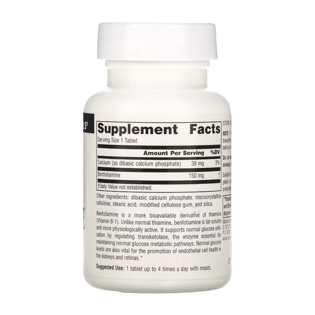 Benfotiamine 150mg - 60 tabs