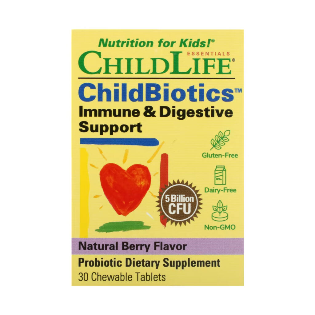 ChildBiotics Immune + Digestive Support - 30 Chewable tabs Natural Berry (До 11.25)