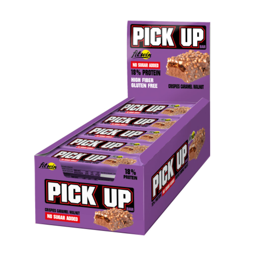 PickUp Crispies - 20x45g Caramel Walnut (До 09.25)