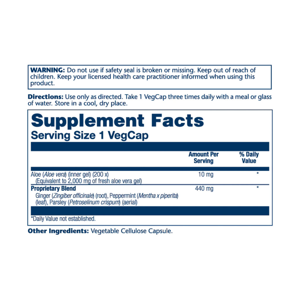 Aloe Vera Gel 2000mg - 100 vcaps