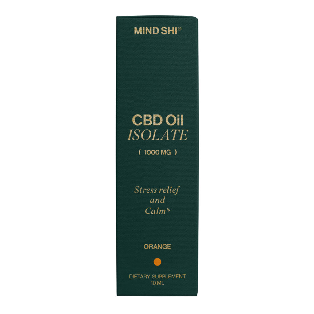 CBD Oil Isolate 1000 mg Orange - 10 ml