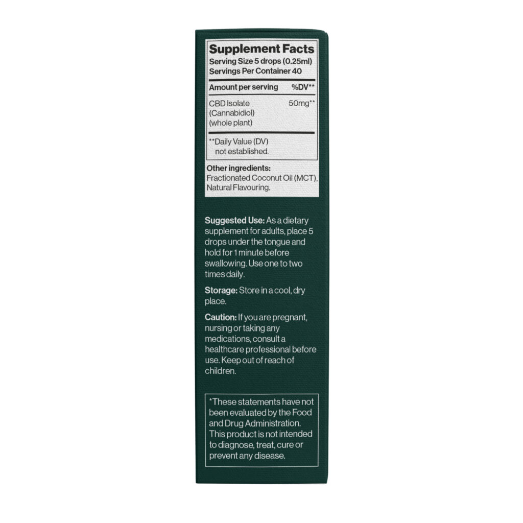 CBD Oil Isolate 2000 mg Strawberry - 10 ml