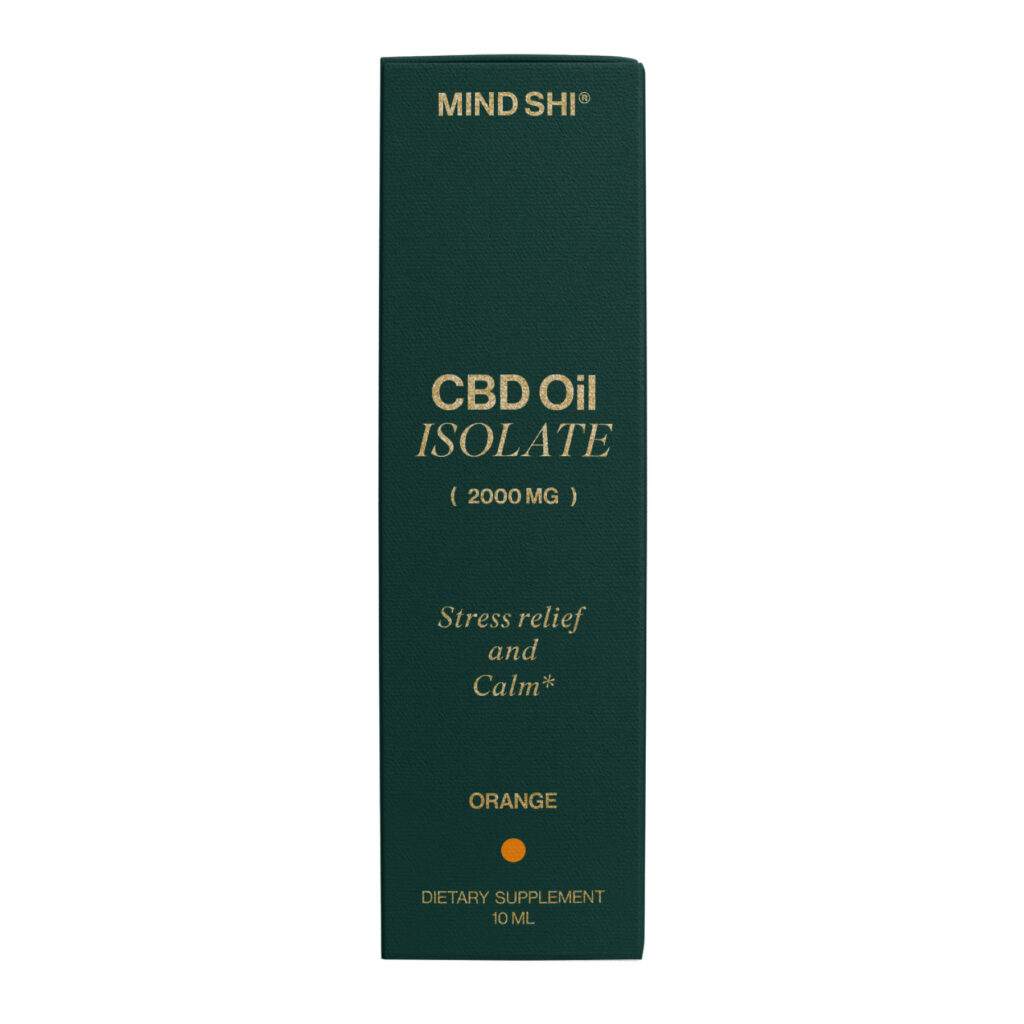 CBD Oil Isolate 2000 mg Orange - 10 ml