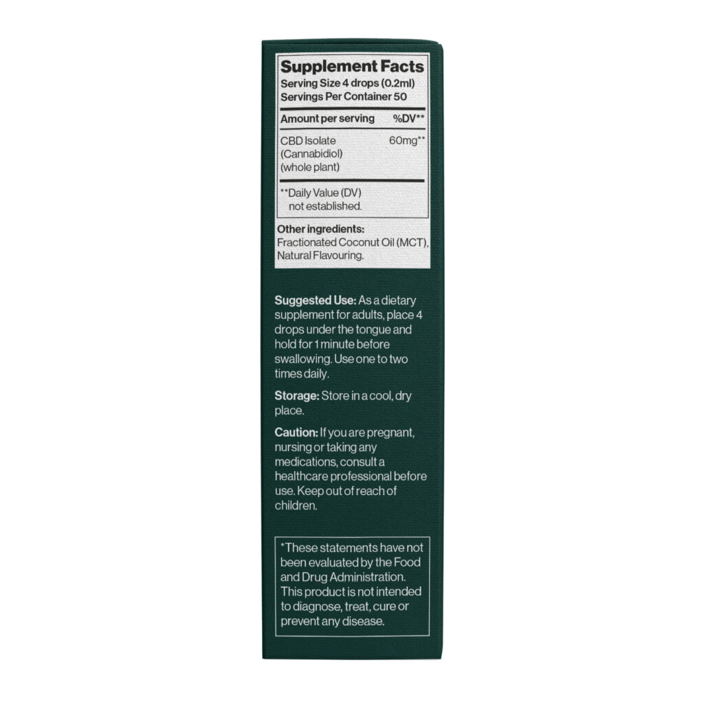 CBD Oil Isolate 3000 mg Orange - 10 ml