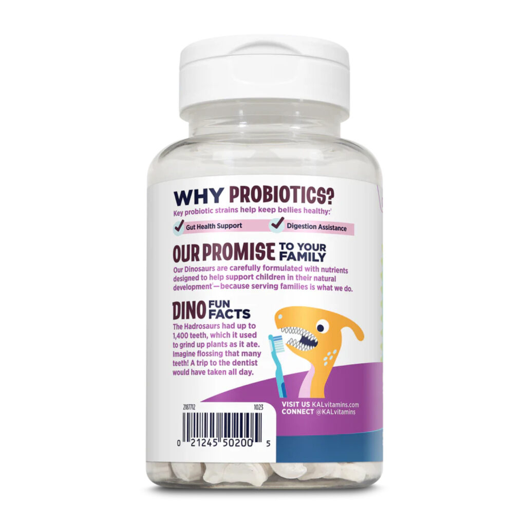 Dino-Dophilus™ Kids Probiotic - 60 chewables Black Cherry