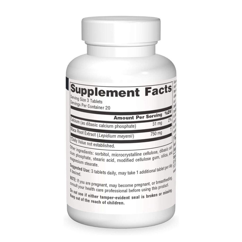 Maca 250mg - 60 tabs