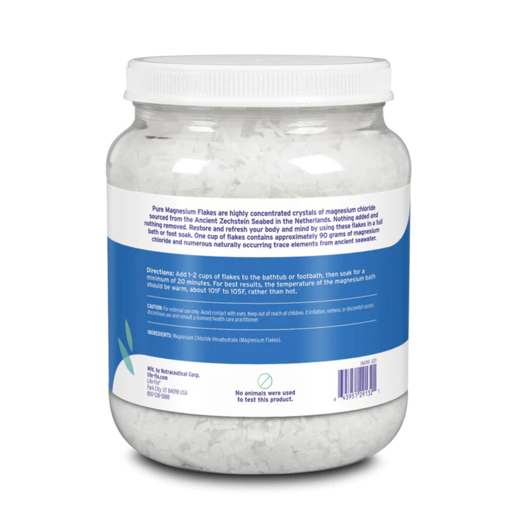 Pure Magnesium Flakes - 44 oz (Пошкоджена банка)