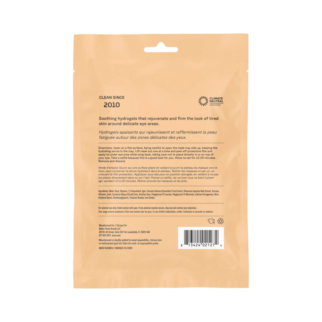 Radically Rejuvenating Under Eye Hydrogels - 4g