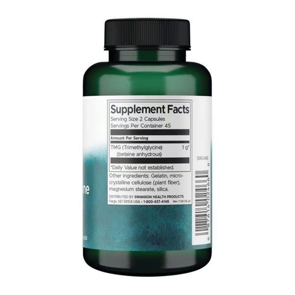 Tmg Trimethylglycine 500mg - 90 caps
