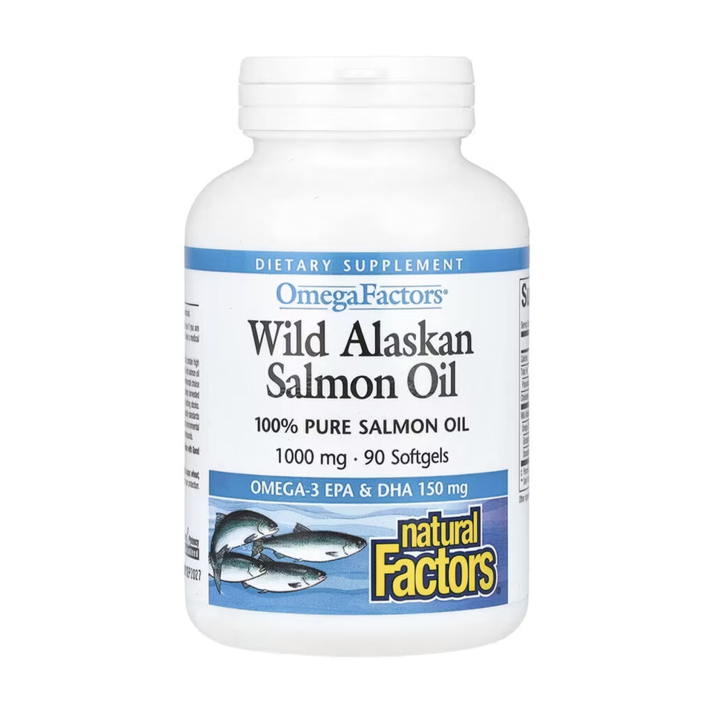 Wild Alaskan Salmon Oil 1000mg - 90 softgels