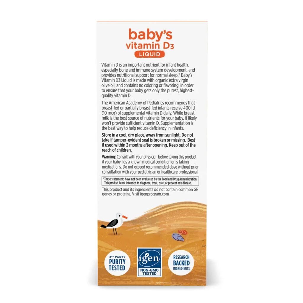 Baby's Vitamin D3 Liquid - 22.5 ml від Nordic Naturals - Image 4