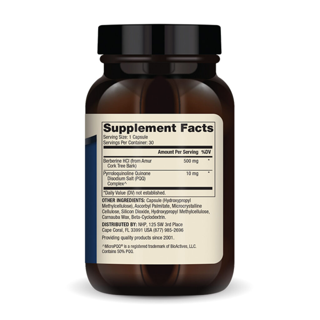 Berberine and MicroPQQ Advanced - 30 caps